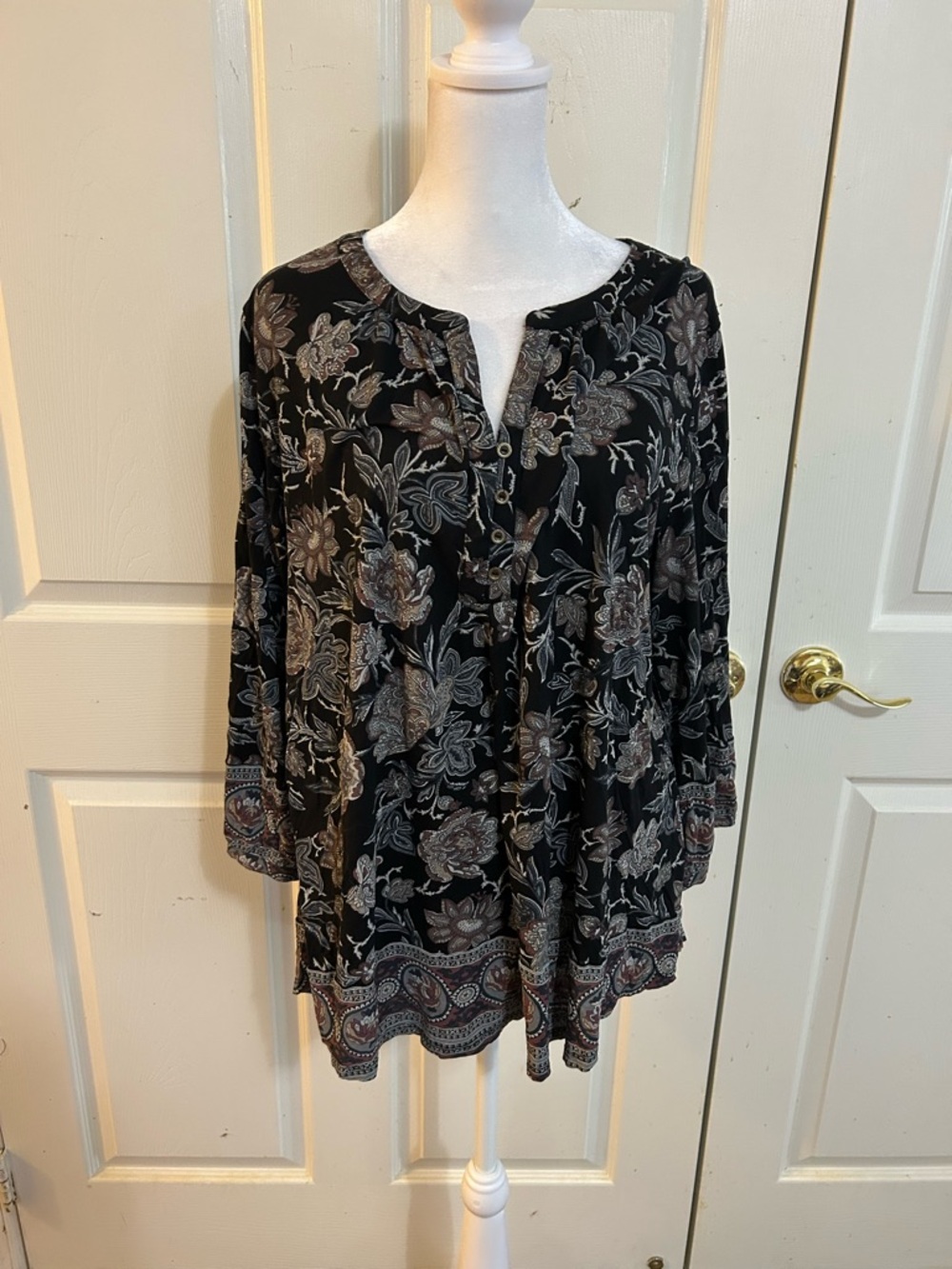 Lucky Brand boho tunic, 1X